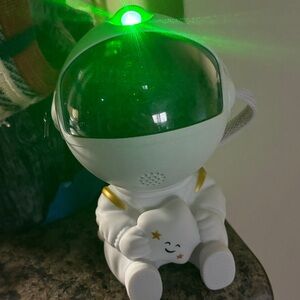 White Astronaut Night Light